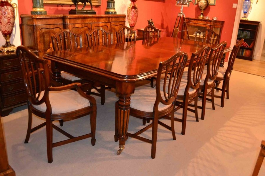 Regency Dining Table & Chair Set | Regency Dining Table | Ref. no. 02972 a | Regent Antiques